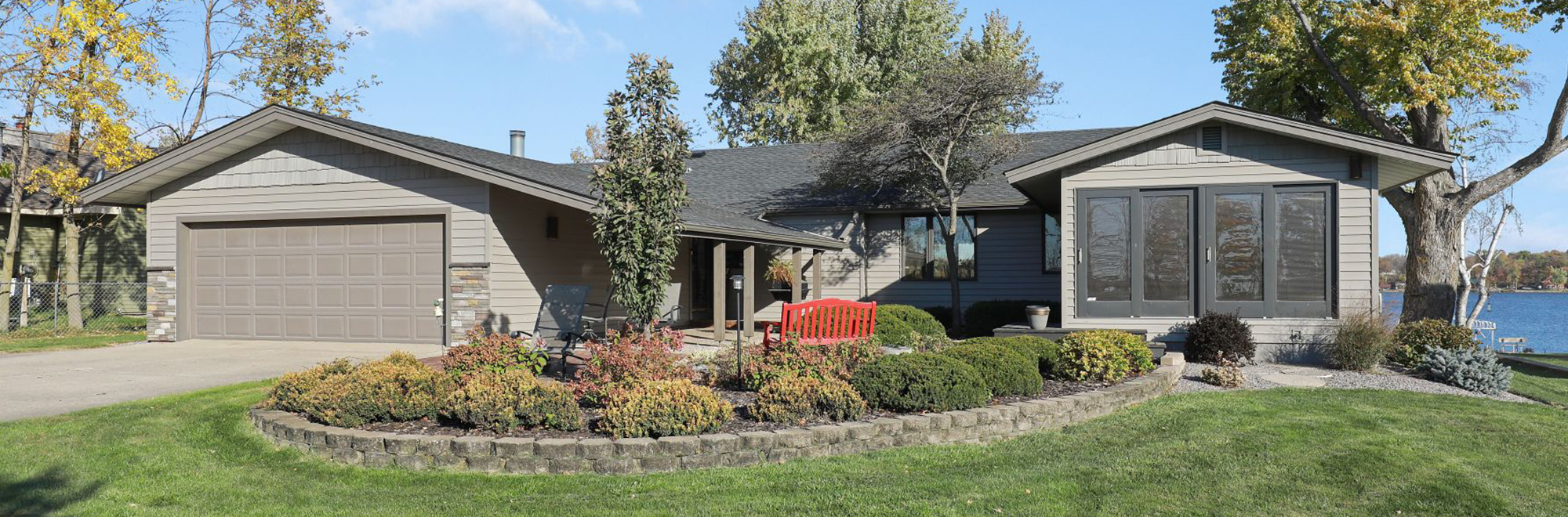 Single family home with new vinyl windows